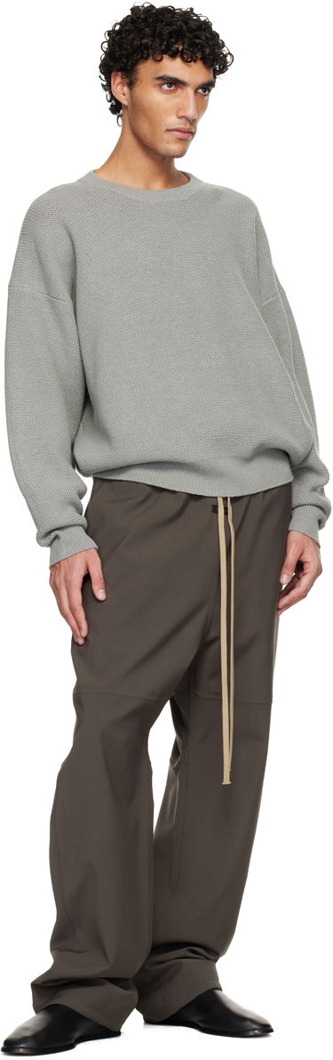 Sveter Fear of God Wool Rib Crewneck Sweater Šedá | FG25FW20-205LAW-974, 3