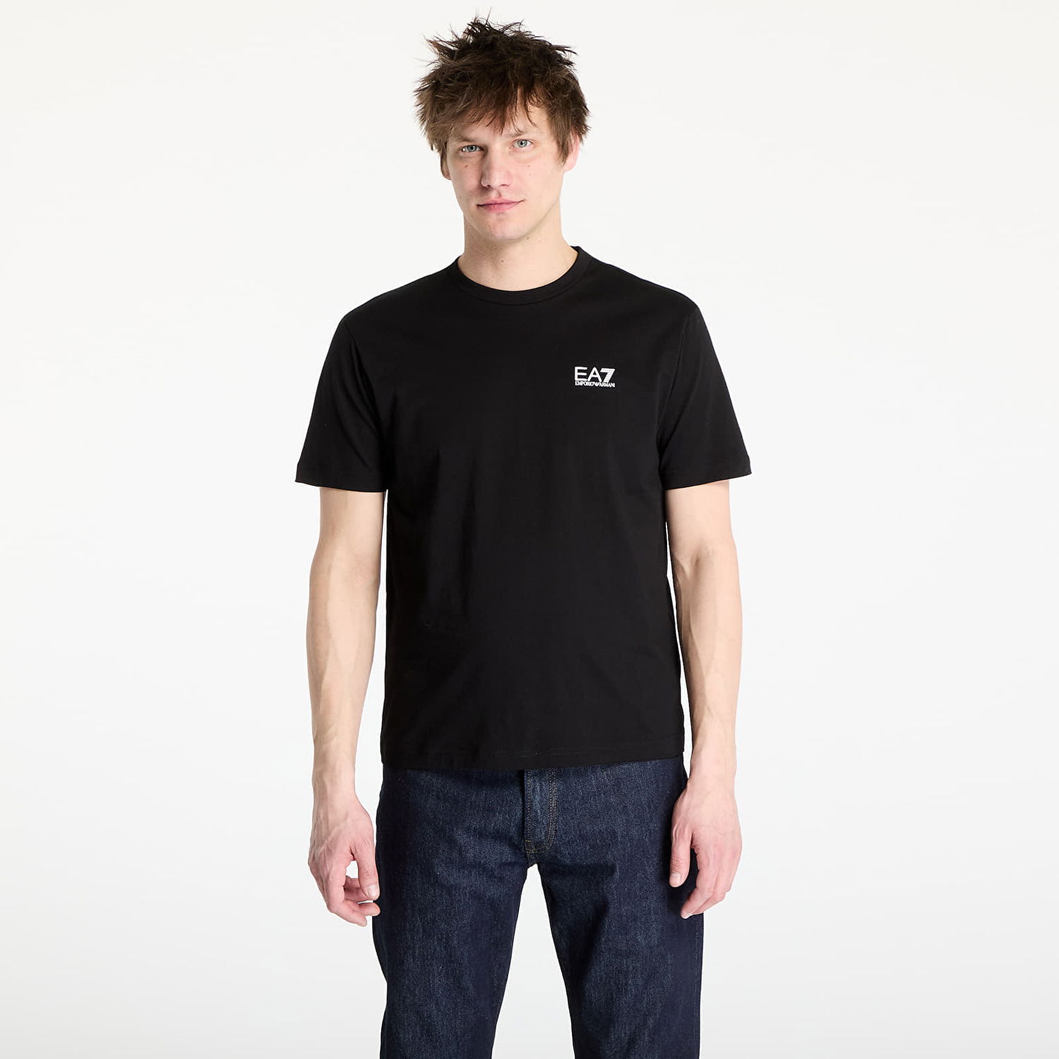 Tričko Emporio Armani EA7 Emporio Armani Train Logo Series T-Shirt Čierna | 7M000567AF10375MC001, 0
