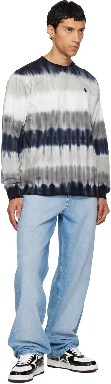 Tričko BAPE Drip Stripe LS T-Shirt Rôznofarebný | 001LTL801010M, 3