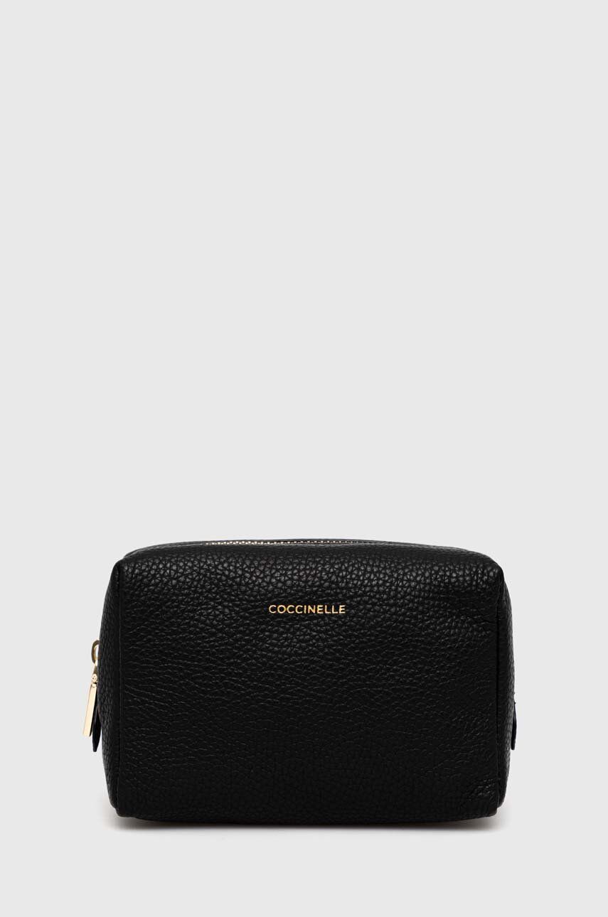 Cestovná taška Coccinelle Leather Cosmetic Bag Čierna | E5.MT5.25.F7.01, 0