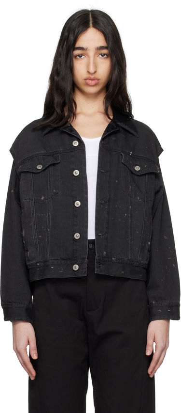 Bunda Maison Margiela MM6 Maison Margiela Splatter Effect Denim Jacket Čierna | S62AN0150 M30011, 0