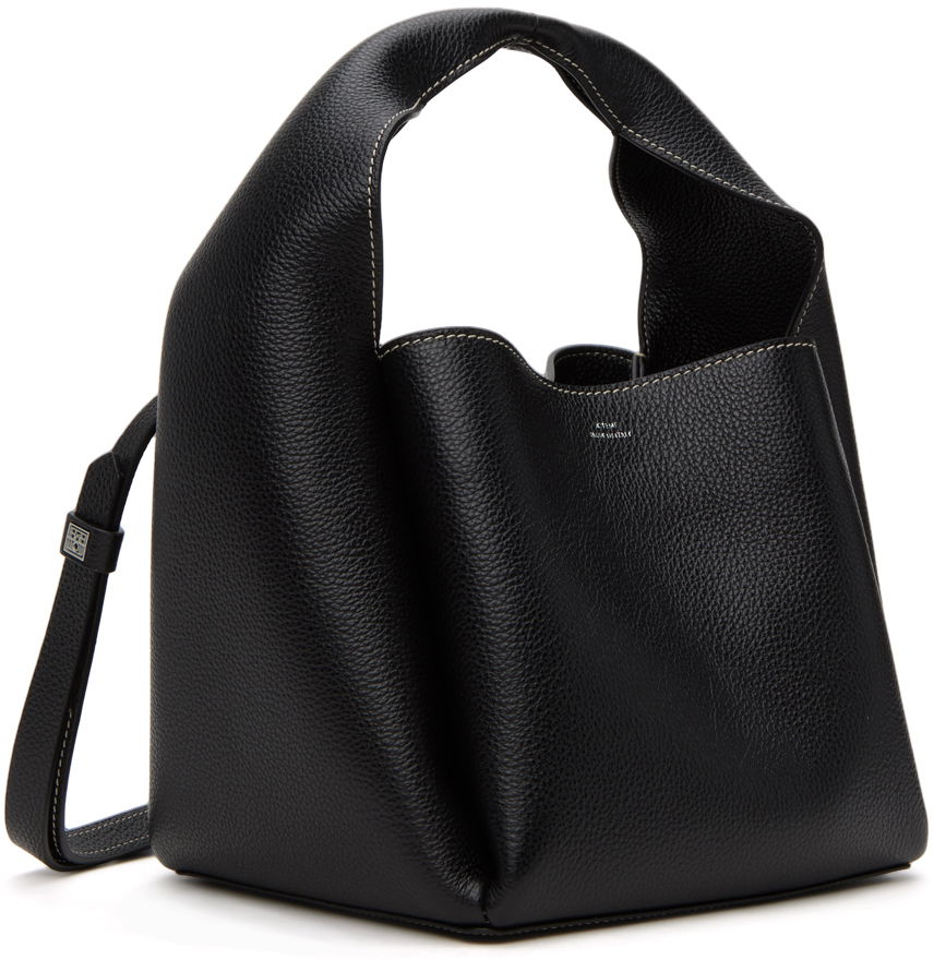 Kabelka TOTEME TOTEME Leather Bucket Bag Čierna | 233-9111-613, 1