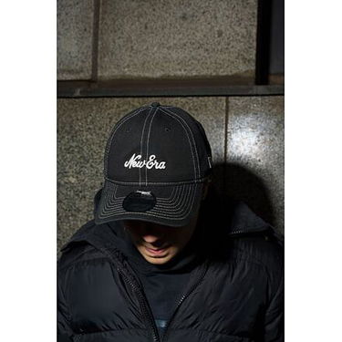 Šiltovka New Era Adjustable Contrast Stitch Baseball Cap Čierna | 60595289, 6