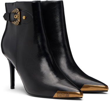 Tenisky a topánky Versace Jeans Couture Logo Plaque Ankle Boots Čierna | E79VA3S57_EZSC35, 3