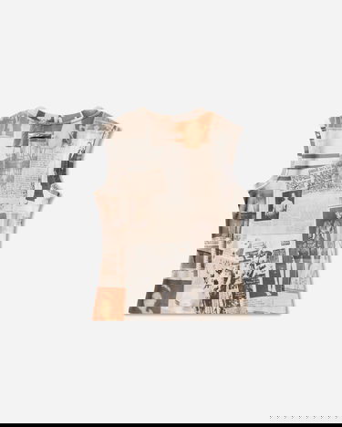 Tielko Jean Paul Gaultier Jean Paul Gaultier Cotton Journal Tank Top Rôznofarebný | 26-01-W-TO401-J026P 030830, 2