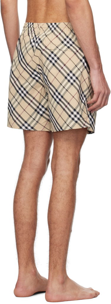 Plavky Burberry Burberry Check Swim Shorts Béžová | 8108428, 2