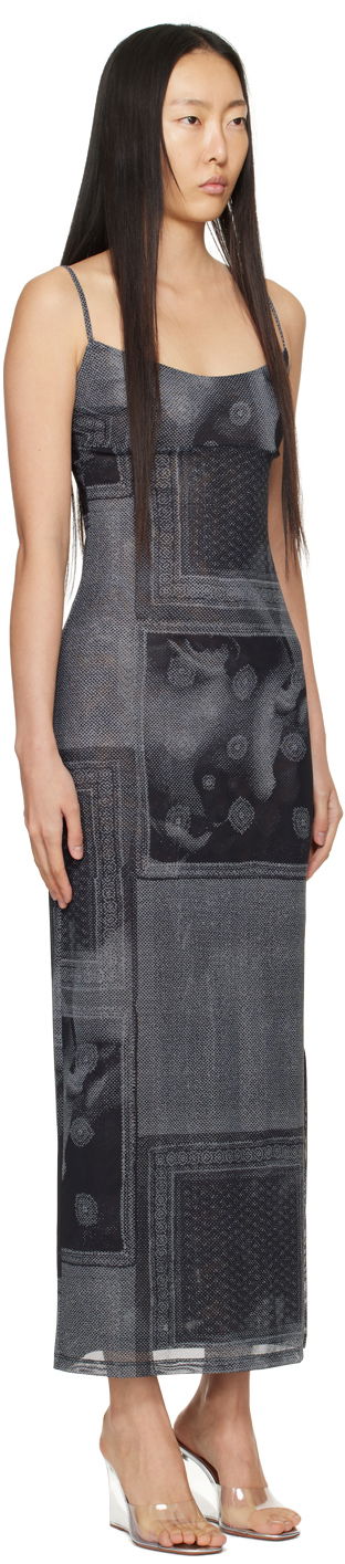 Šaty Miaou Miaou Thais Print Maxi Dress Čierna | 5019PM1SCI, 1