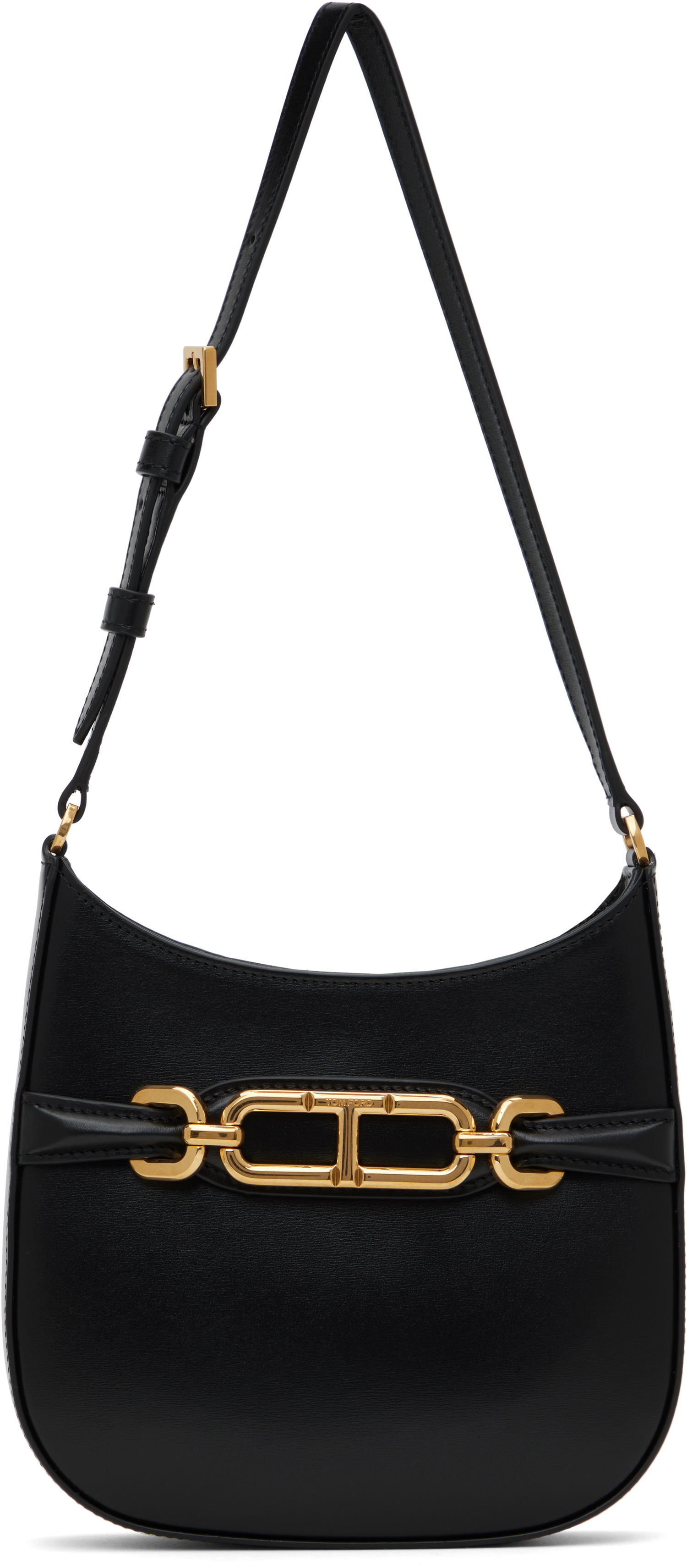 Kabelka Tom Ford Tom Ford Mini Palmellato Leather Shoulder Bag Čierna | L1839-LCL056X, 0