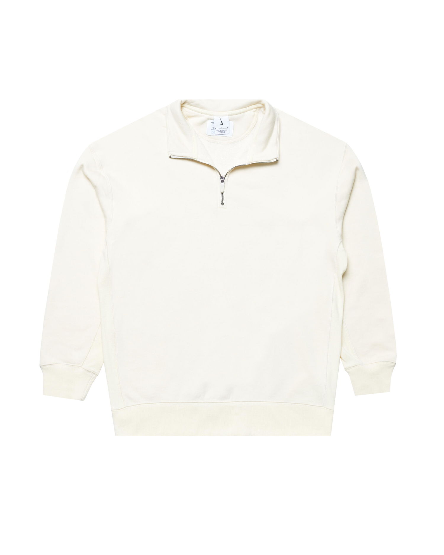 Mikina Nike Classics Quarter Zip Sweatshirt Biela | FV4891-901, 0