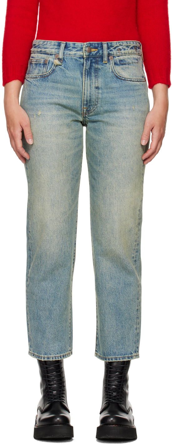 Džínsy R13 R13 Romeo Jeans Modrá | R13WD103-D206A, 0