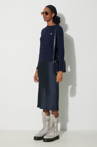 Sveter Lacoste Crewneck Sweater Modrá | AF0633, 0