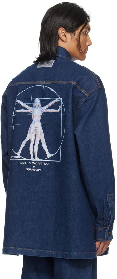 Košeľa Stella McCartney Dream Denim Shirt Modrá | 6D02643SPH66, 2