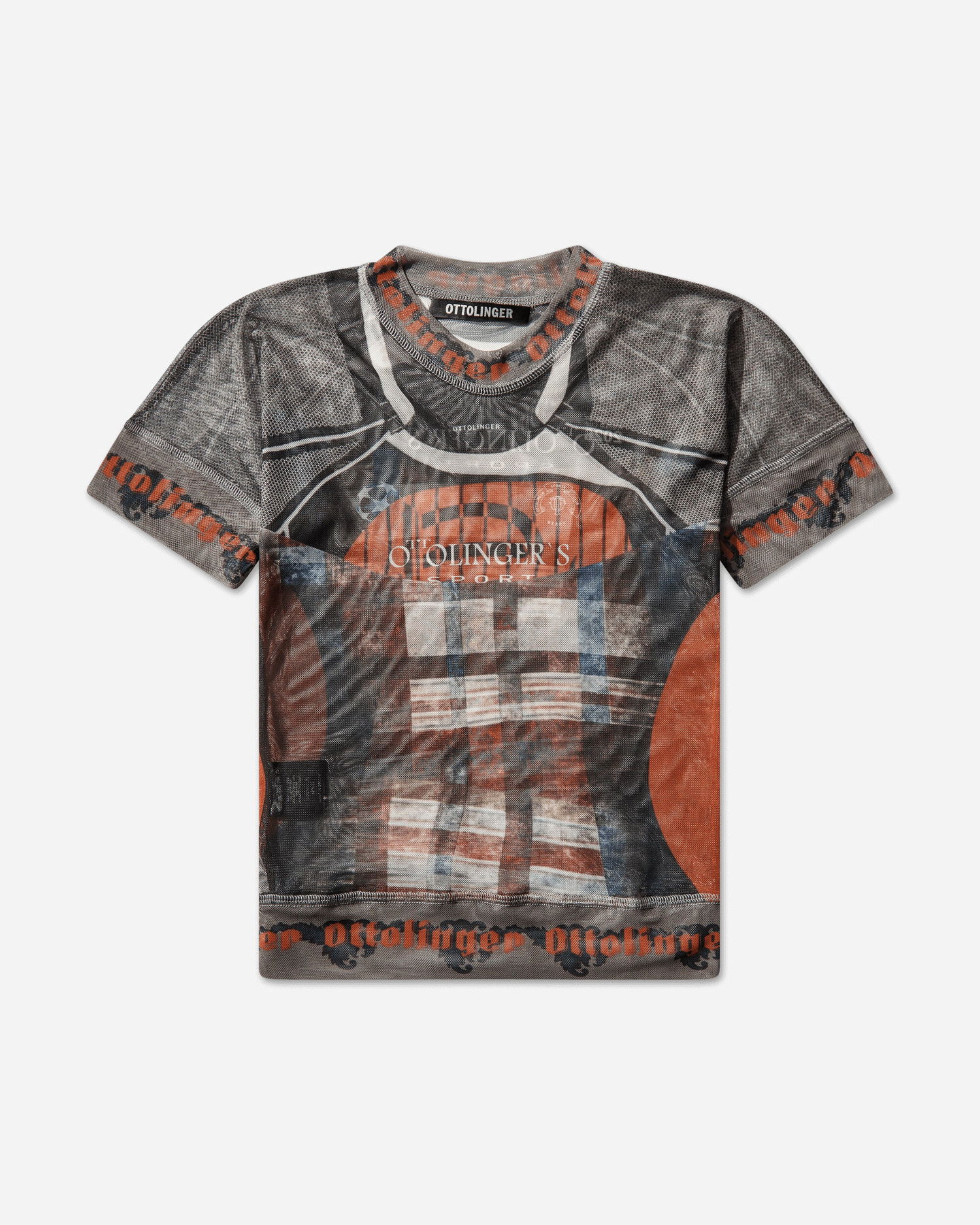 Tričko Ottolinger Mesh Otto Racing Plaid T-Shirt Rôznofarebný | 101-100401-07 PRI, 0