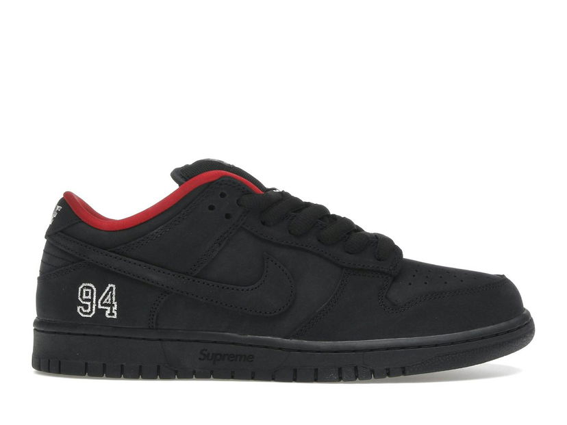 Tenisky a topánky Nike SB Supreme x Dunk Low "Black" Čierna | HQ8487-001