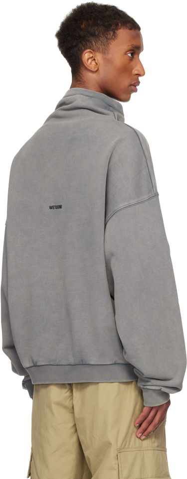 Sveter We11done We11done Standard Turtleneck Hoodie Šedá | WD-TS3-24-731-U-CH, 2