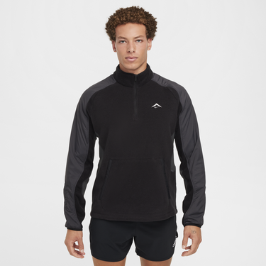 Mikina Nike Trail Running Fleece Pullover Čierna | FV9962-010, 0
