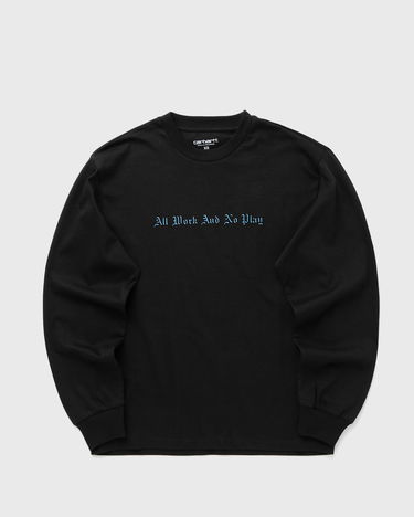 Tričko Carhartt WIP Long-Sleeve T-Shirt All Work And No Play Čierna | I035494-89.XX, 0