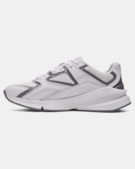 Tenisky a topánky Under Armour Unisex Forge 96 Lederschuhe Weiß / Weiß / Reflektierend 44 Biela | 3027719-100, 1