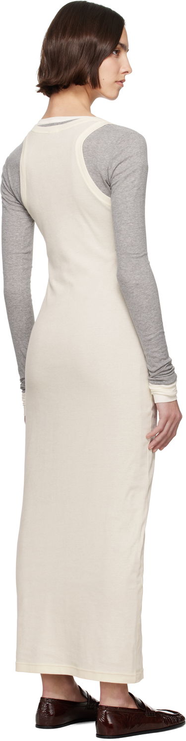 Šaty Jil Sander Layered Maxi Dress Šedá | J40FV0103_JTN357, 2