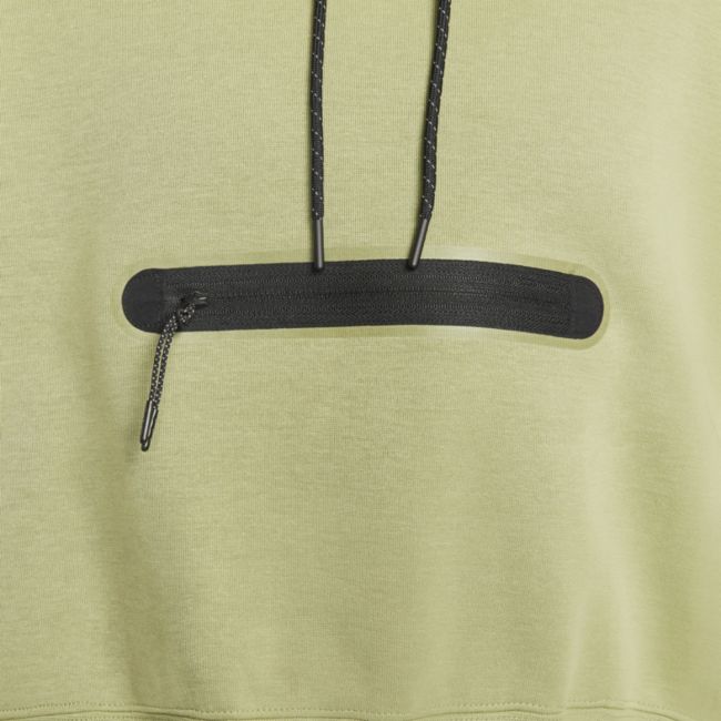 Mikina Nike Sportswear Tech Fleece Over-Oversized Crop Pullover Hoodie Zelené | DR4973-334, 1