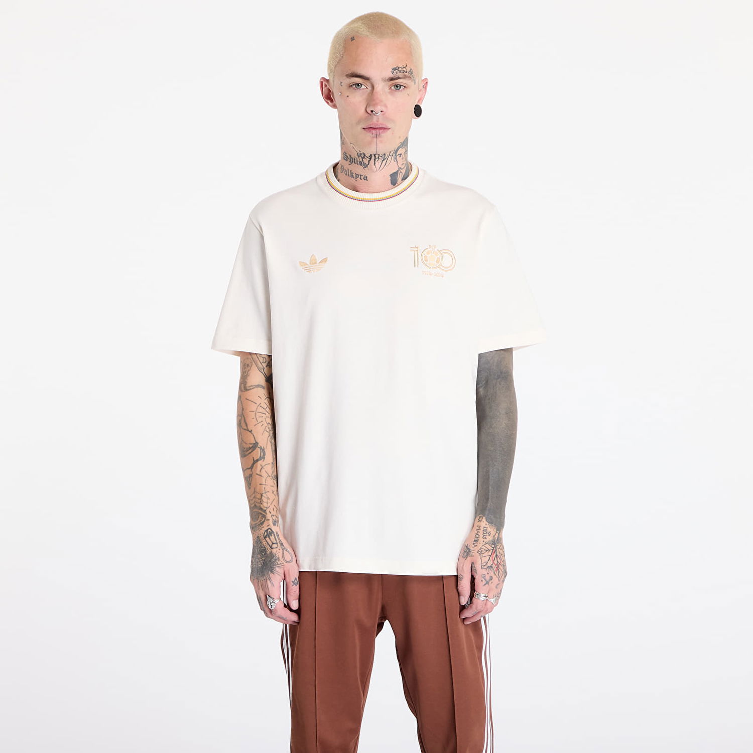 Tričko adidas Originals adidas FCF Anniversary Tee Core White S Biela | IT3875, 0