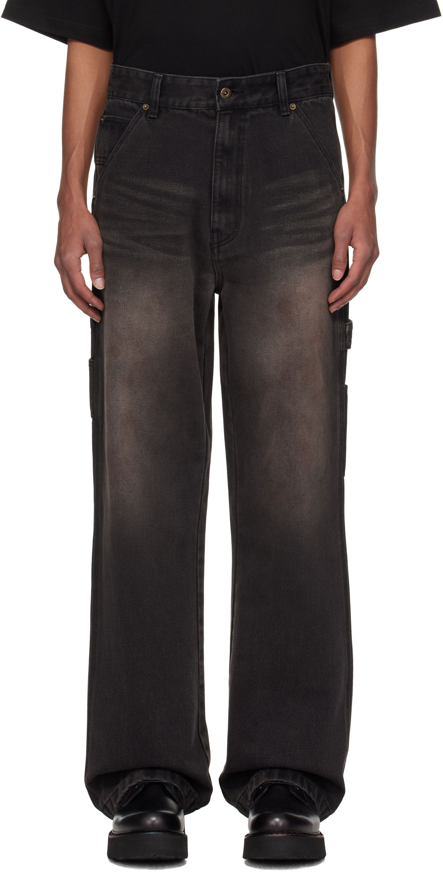 Džínsy We11done We11done Carpenter Jeans Čierna | WD-DP3-24-338-M-BK, 0