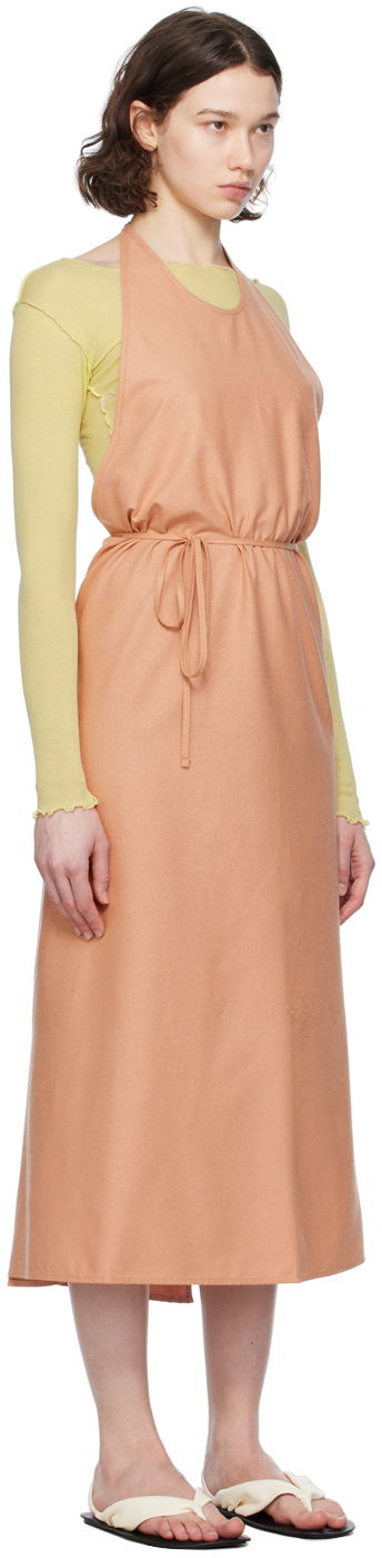 Šaty Baserange Midi Halter Dress with Tie Waist Ružová | DRAP-WS-SU24, 1