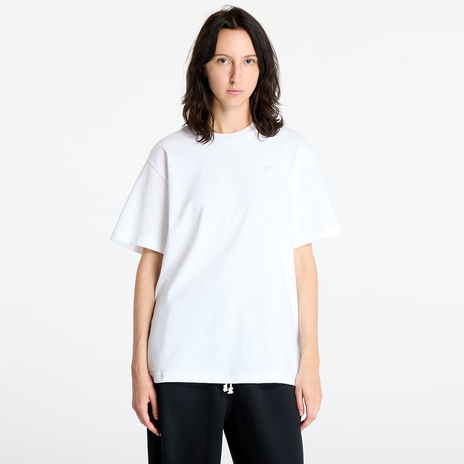 Tričko New Balance Athletics Jersey T-Shirt White Biela | WT41501WT, 0