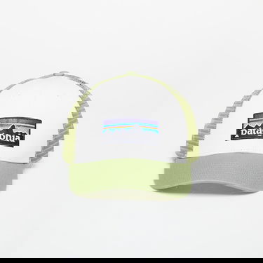 Klobúk Patagonia Cap P-6 Logo LoPro Trucker Hat White/ Buckhorn Green Zelené | 38283 WBGN, 0