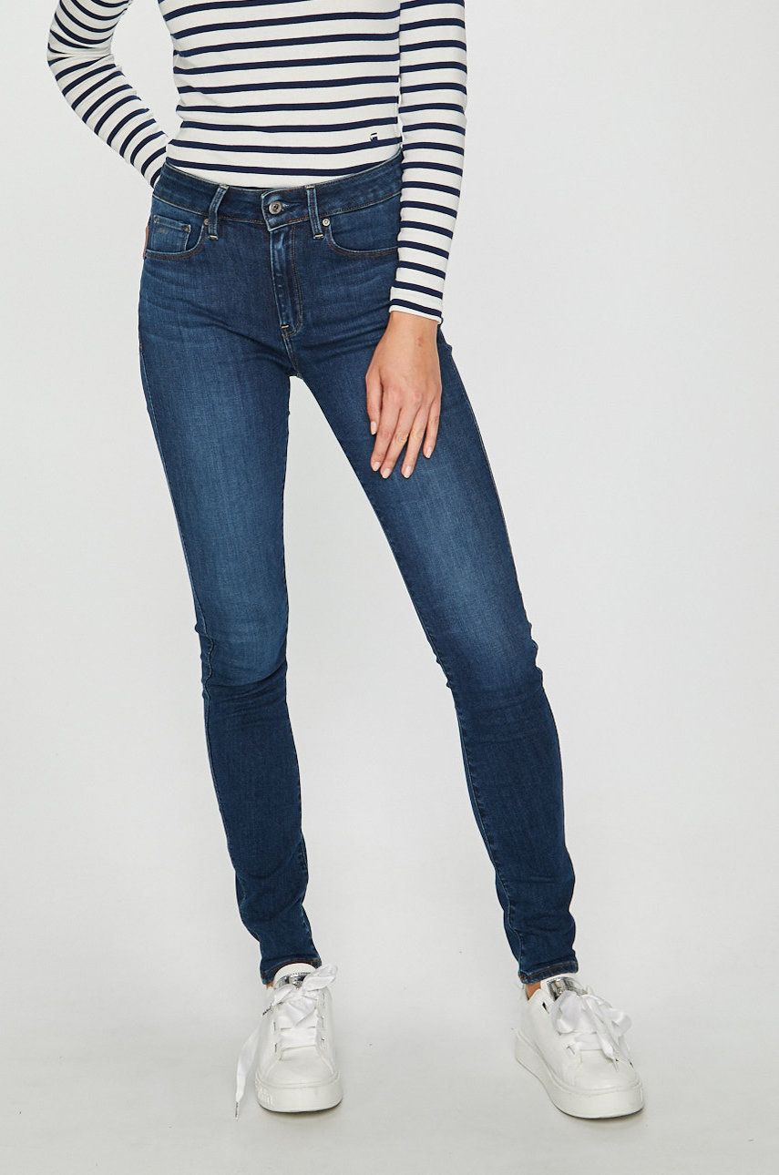 Džínsy G-Star Raw ® 3301 High Waist Skinny Jeans Navy | D05175.8968, 0