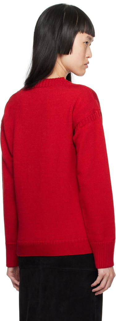 Sveter TOTEME TOTEME Vented Sweater Červená | 234-WRTWTP164-YA0006, 2