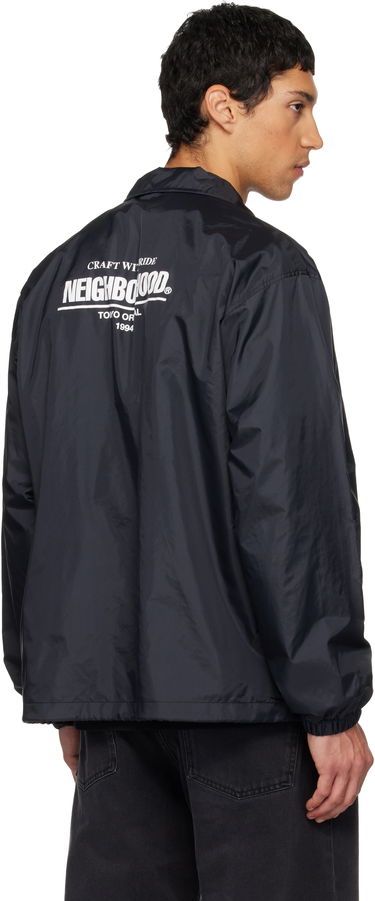 Vetrovka Neighborhood Snap-Button Coach Jacket Čierna | 252TSNH-JKM01, 2