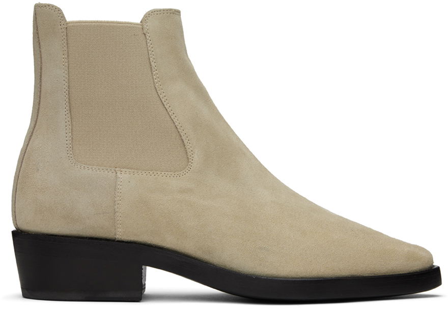 Slip-On Boots "Beige"