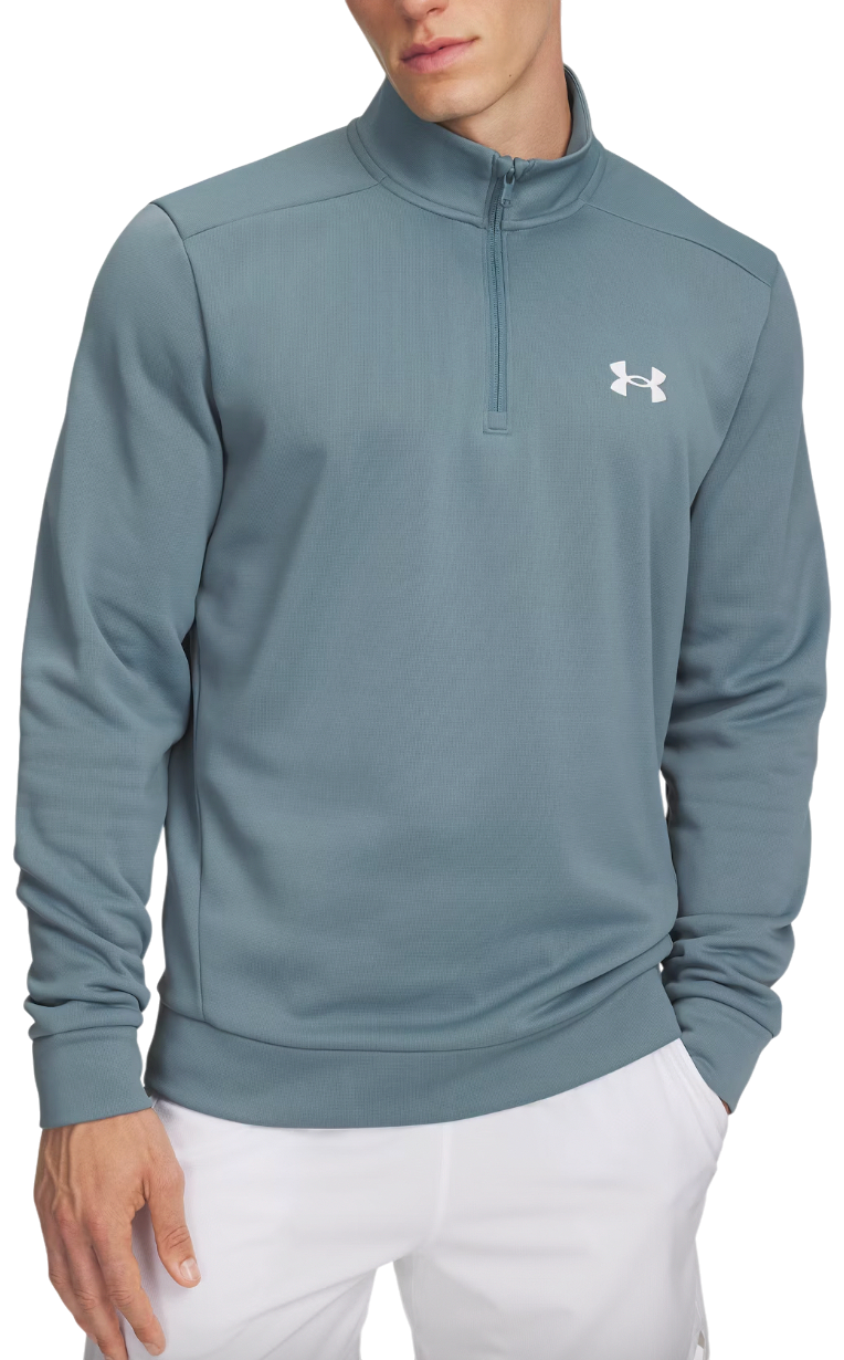Mikina Under Armour Armour Fleece 1/4 Zip Pullover Tyrkysová | 1373358-587