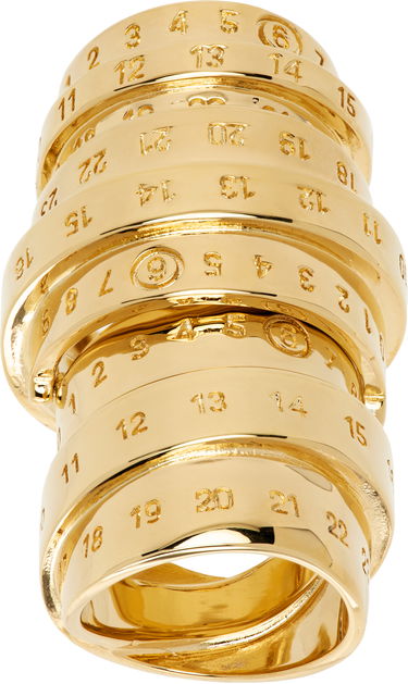 Prsteň Maison Margiela MM6 Maison Margiela Numeric Spiral Ring Žltá | SM7UQ0090 P6627, 0