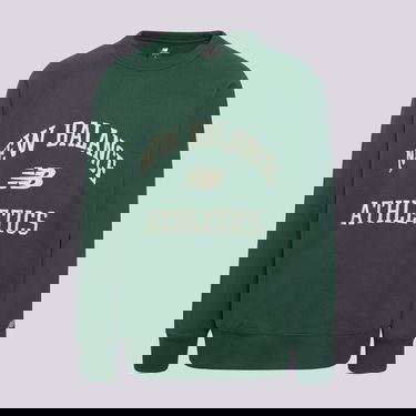 Mikina New Balance Athletics Varsity Crew Sweatshirt Zelené | MT33550NWG, 0