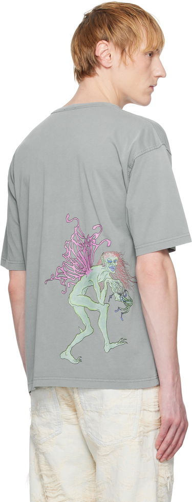Tričko Diesel Diesel T-Boxt-R28 Graphic T-Shirt Šedá | A17639-0SLBT-9DU, 2