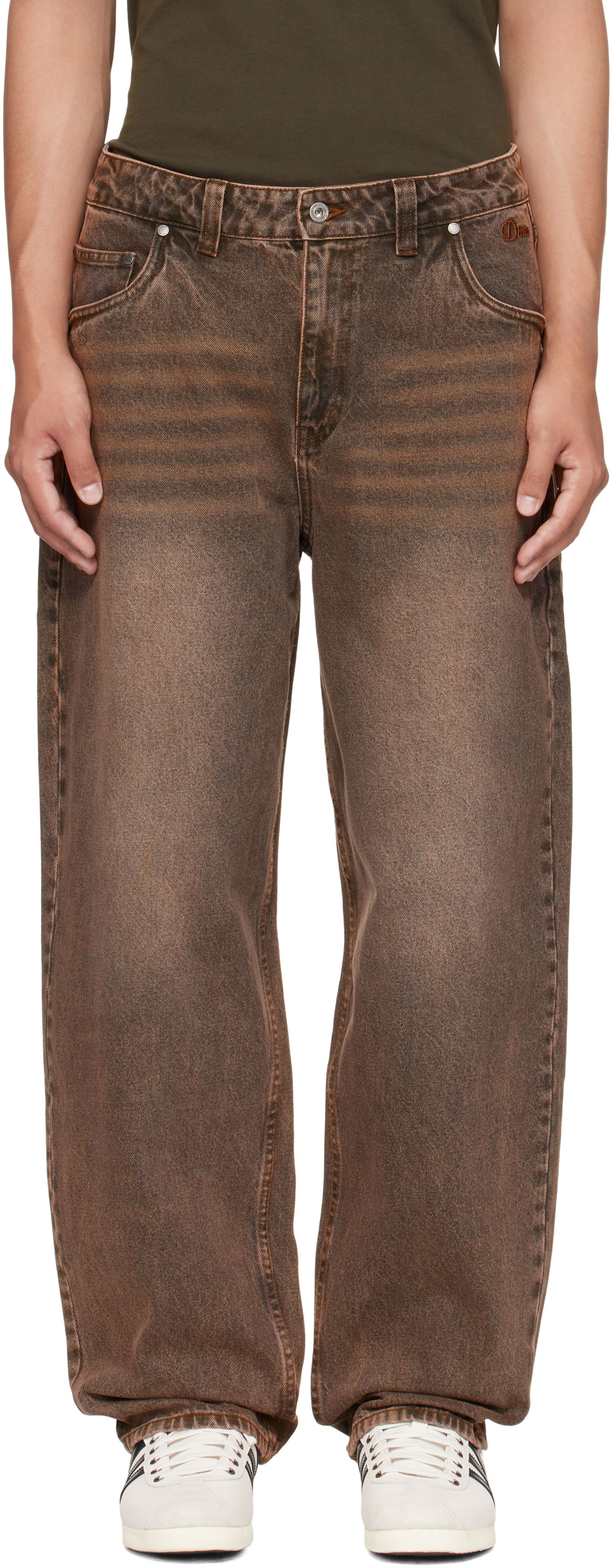 Džínsy Dime Dime Baggy Jeans Hnedá | DIMEFA2514BRW, 0