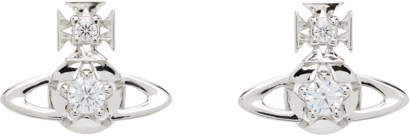 Náušnice Vivienne Westwood Vivienne Westwood Lee Orb Crystal Stud Earrings Metalická | 6201037C-02P102-