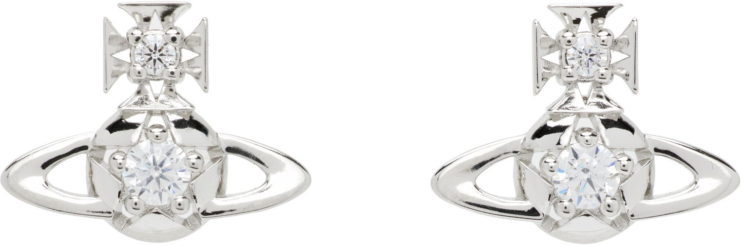 Náušnice Vivienne Westwood Vivienne Westwood Lee Orb Crystal Stud Earrings Metalická | 6201037C-02P102-, 0