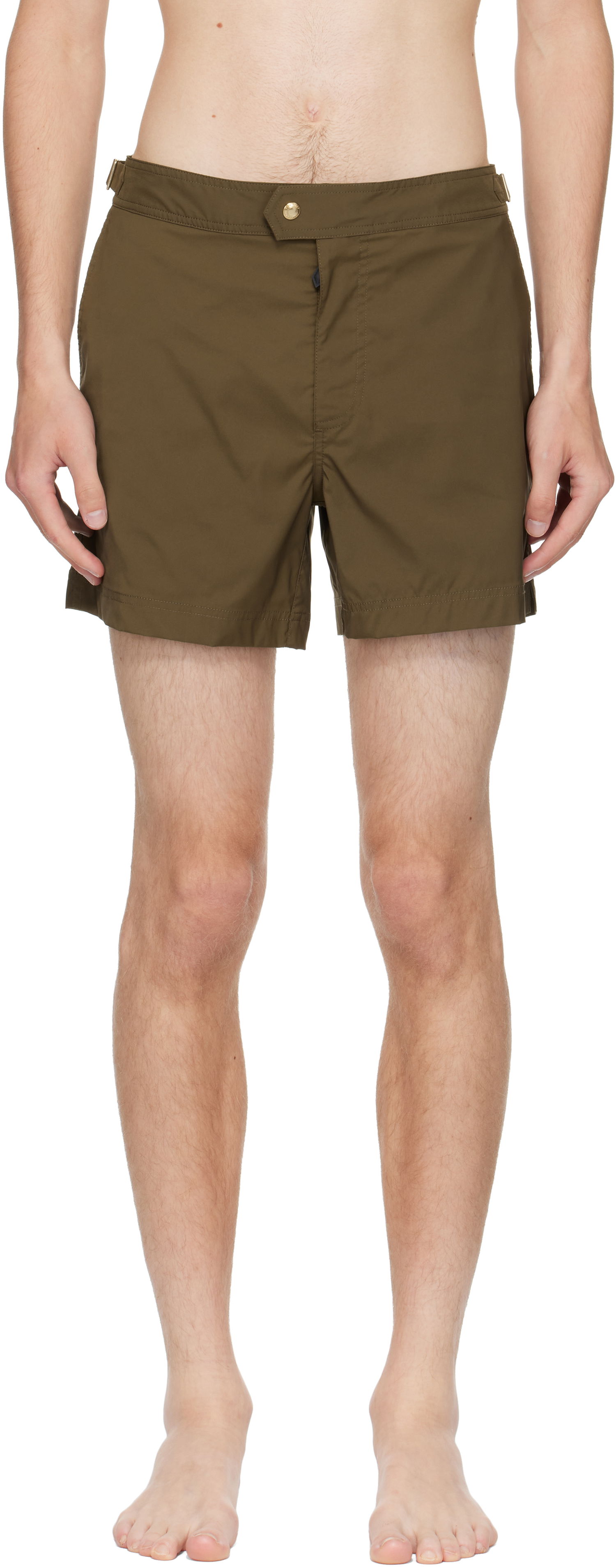 Plavky Tom Ford TOM FORD Nylon Swim Shorts Zelené | BSS001-FMN067, 0