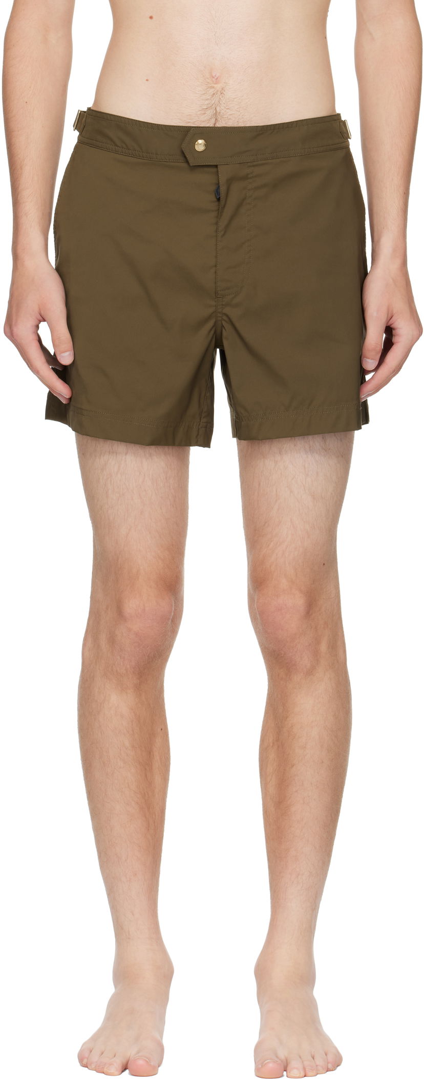 Plavky Tom Ford TOM FORD Nylon Swim Shorts Zelené | BSS001-FMN067