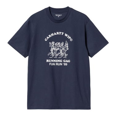 Tričko Carhartt WIP Fun Run Graphic Short Sleeve T-Shirt Modrá | I033986_9, 4