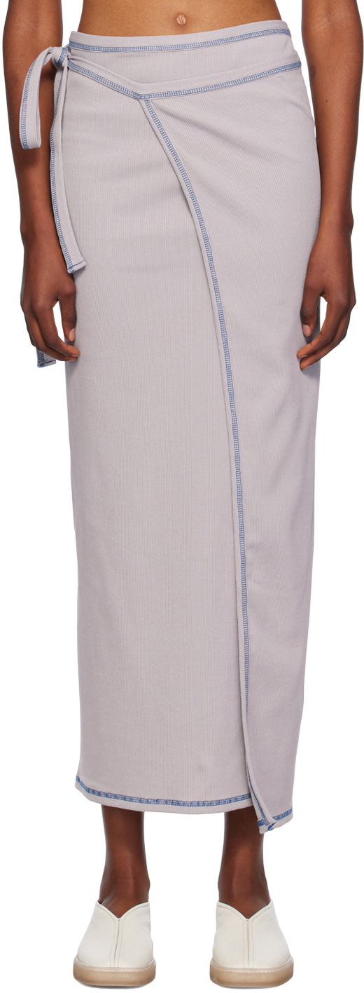 Sukňa Baserange Wrap Maxi Skirt Šedá | SKGW-CH-WI24, 0