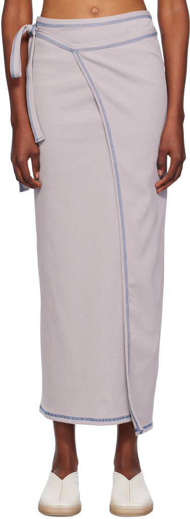 Sukňa Baserange Wrap Maxi Skirt Šedá | SKGW-CH-WI24, 0