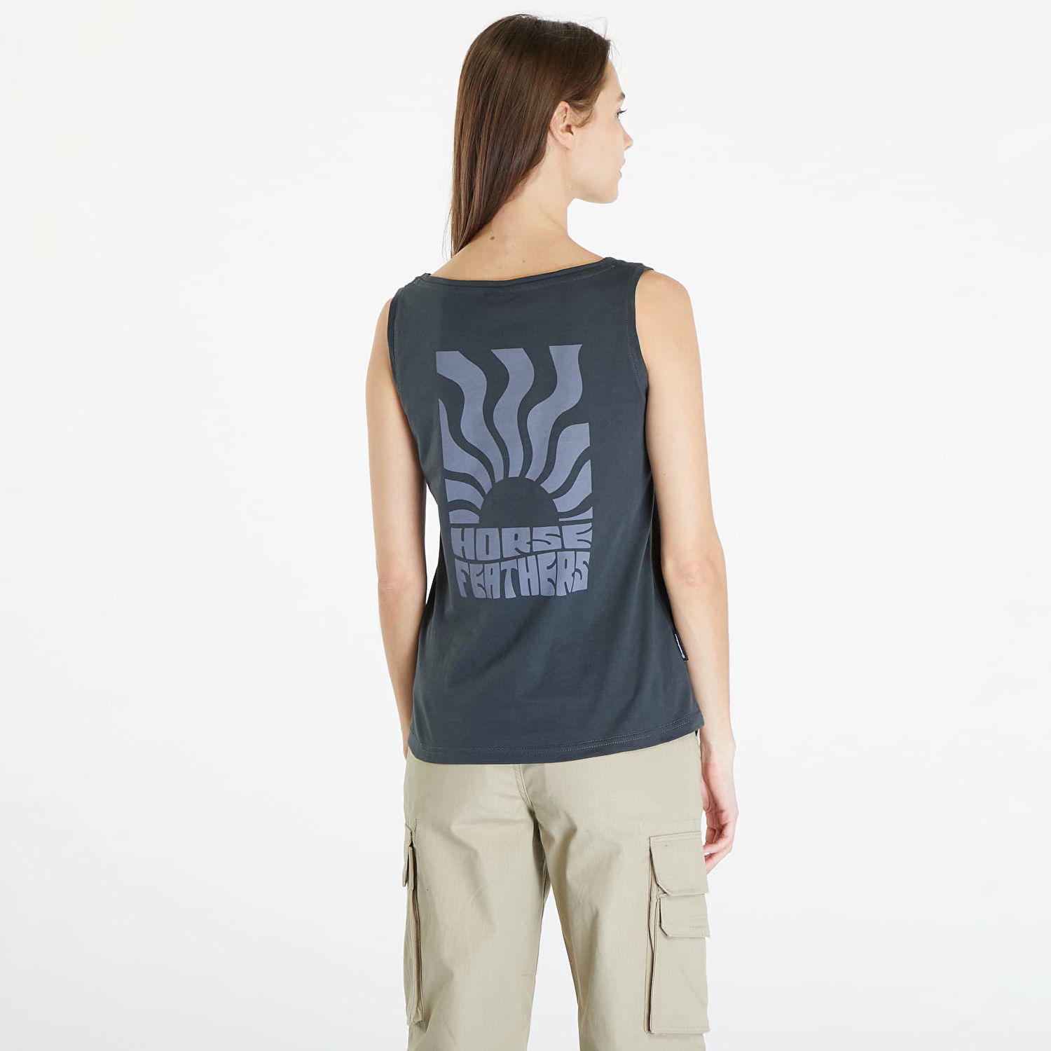 Tielko Horsefeathers Viveca Tank Top Gray Šedá | SW912A, 1