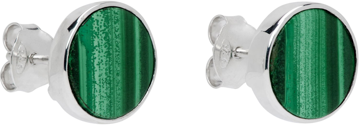 Náušnice VEERT Circle Earrings Zelené | JLG0017-WG, 1
