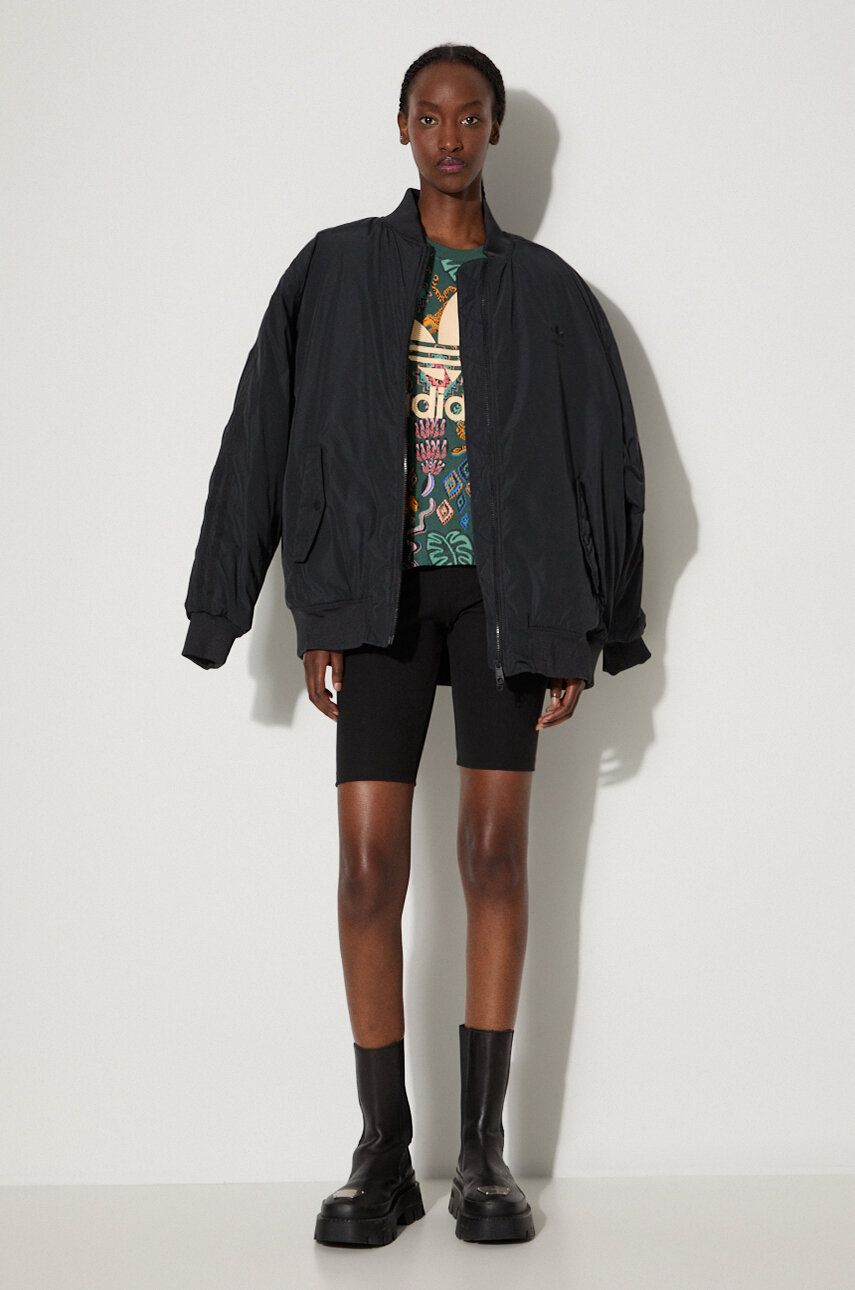 Legíny adidas Originals High Waist Biker Shorts Čierna | IW5733, 1