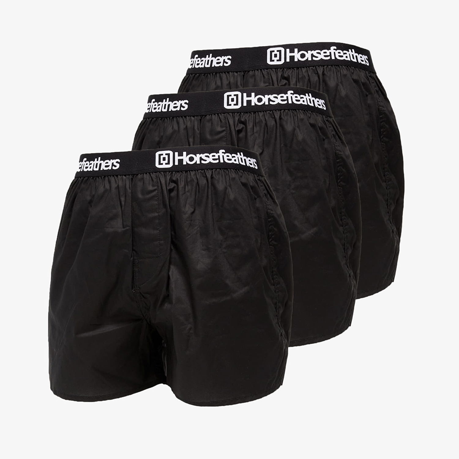 Boxerky Horsefeathers Frazier 3Pack Boxer Čierna | AM096A, 0