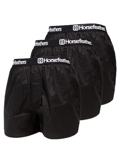 Boxerky Horsefeathers Frazier 3Pack Boxer Čierna | AM096A